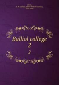 Balliol college. 2