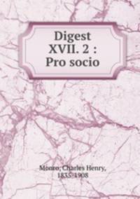 Digest XVII. 2 : Pro socio