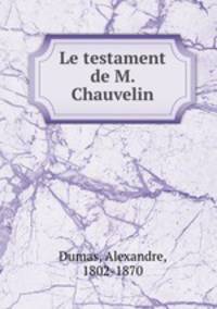 Le testament de M. Chauvelin