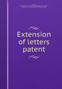 Extension of letters patent