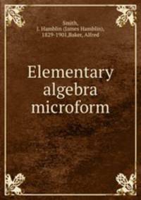 Elementary algebra microform