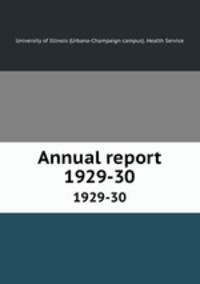Annual report. 1929-30