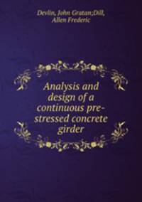 Analysis and design of a continuous pre-stressed concrete girder