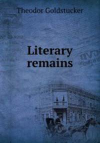 Literary remains