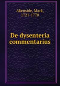 De dysenteria commentarius
