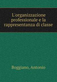 L`organizzazione professionale e la rappresentanza di classe