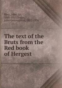 The text of the Bruts from the Red book of Hergest