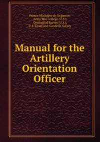 Manual for the Artillery Orientation Officer