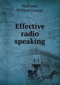 Effective radio speaking
