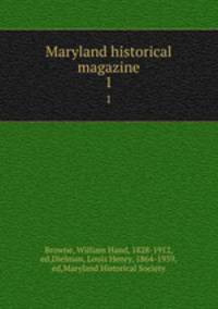 Maryland historical magazine. 1