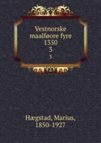 Vestnorske maalfore fyre 1350. 3
