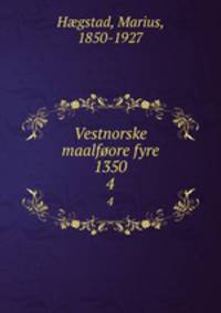 Vestnorske maalfore fyre 1350. 4