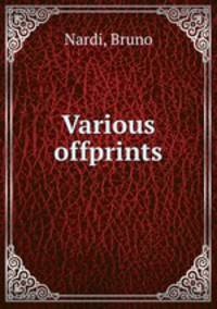 Various offprints.