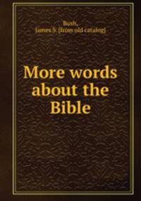 More words about the Bible