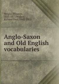 Anglo-Saxon and Old English vocabularies
