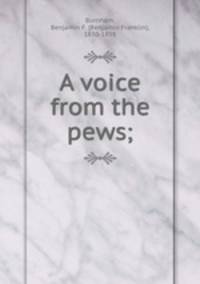 A voice from the pews;