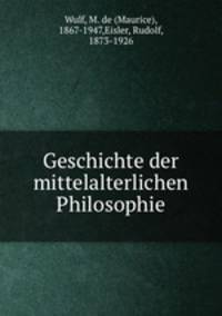 Geschichte der mittelalterlichen Philosophie