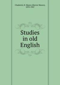 Studies in old English