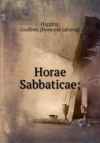 Horae Sabbaticae;