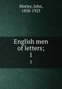 English men of letters;. 1