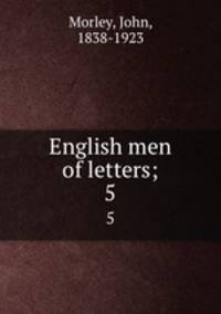 English men of letters;. 5