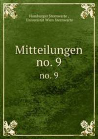 Mitteilungen. no. 9