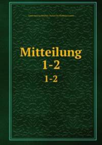 Mitteilung. 1-2