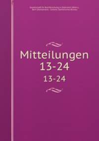 Mitteilungen. 13-24