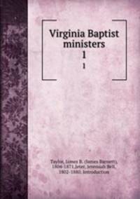 Virginia Baptist ministers. 1