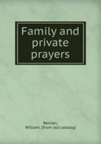 Family and private prayers