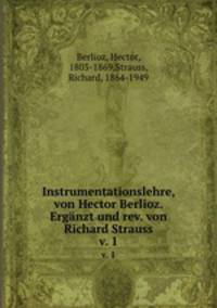 Instrumentationslehre. Teil 1