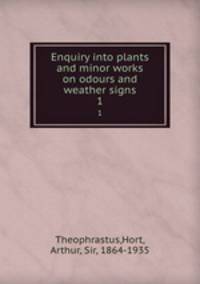 Enquiry into plants and minor works on odours and weather signs. 1
