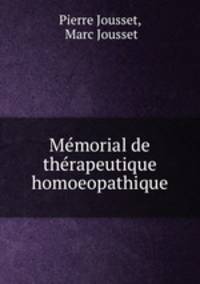 Mmorial de thrapeutique homoeopathique
