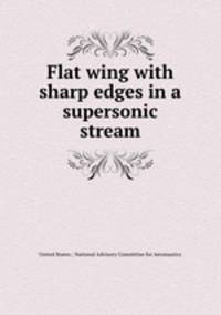 Flat wing with sharp edges in a supersonic stream