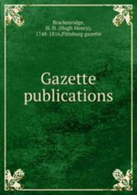 Gazette publications