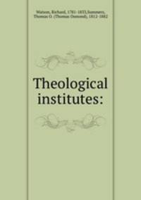 Theological institutes: