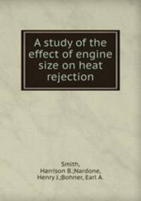 A study of the effect of engine size on heat rejection