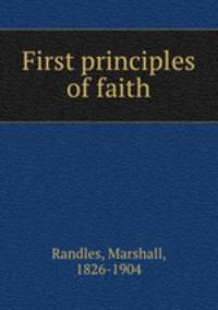 First principles of faith