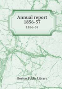 Annual report. 1856-57