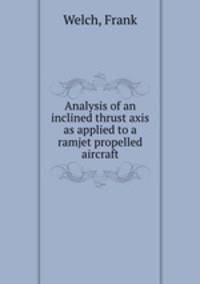Analysis of an inclined thrust axis as applied to a ramjet propelled aircraft.