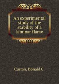 An experimental study of the stability of a laminar flame.