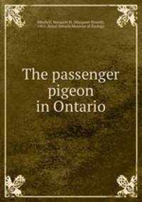 The passenger pigeon in Ontario
