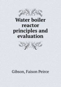 Water boiler reactor principles and evaluation.