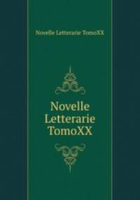 Novelle Letterarie TomoXX