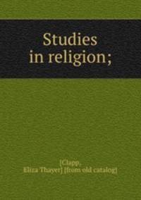 Studies in religion;