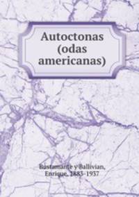 Autoctonas (odas americanas)