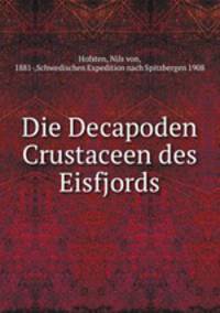 Die Decapoden Crustaceen des Eisfjords