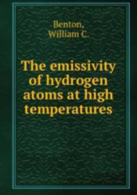The emissivity of hydrogen atoms at high temperatures.