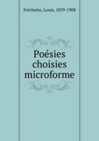 Posies choisies microforme