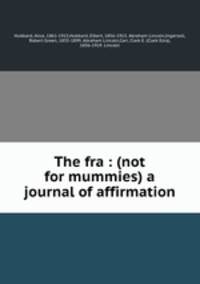 The fra : (not for mummies) a journal of affirmation